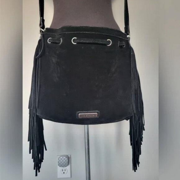 Vintage Steve Madden Suede Western Tassel Bag - Picture 2 of 6